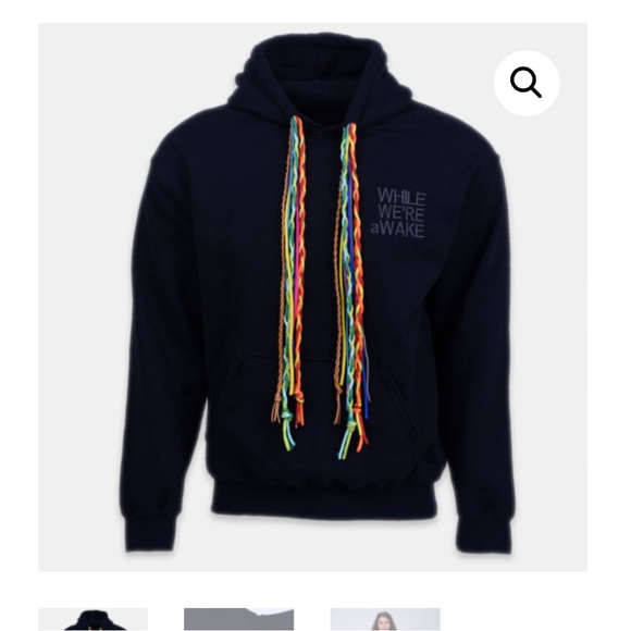 WWa multi string black hoodie - Picture 4 of 7